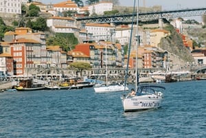 Porto: Charming Sailboat Cruise with Port Wine,Sunset Option