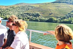 Porto: Tur til Douro-dalen med 2 vingårde, frokost og krydstogt