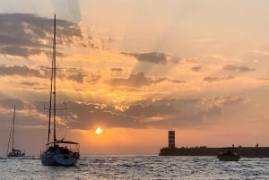 Porto: Båttur med portvin i solnedgangen