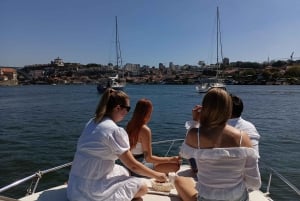 Porto:Privat tur med båt 6 broar 1h30 grupppris upp till 6px