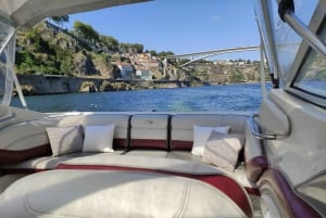 Porto:Privat tur med båt 6 broar 1h30 grupppris upp till 6px