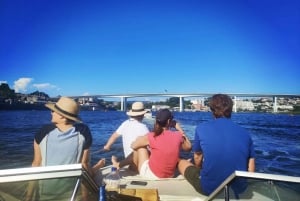Porto:Privat tur med båt 6 broar 1h30 grupppris upp till 6px