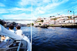 Porto:Privat tur med båt 6 broar 1h30 grupppris upp till 6px