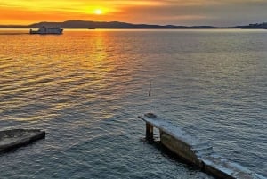 Porto Santo Stefano: La Caletta beach club - Cocktails under the umbrella