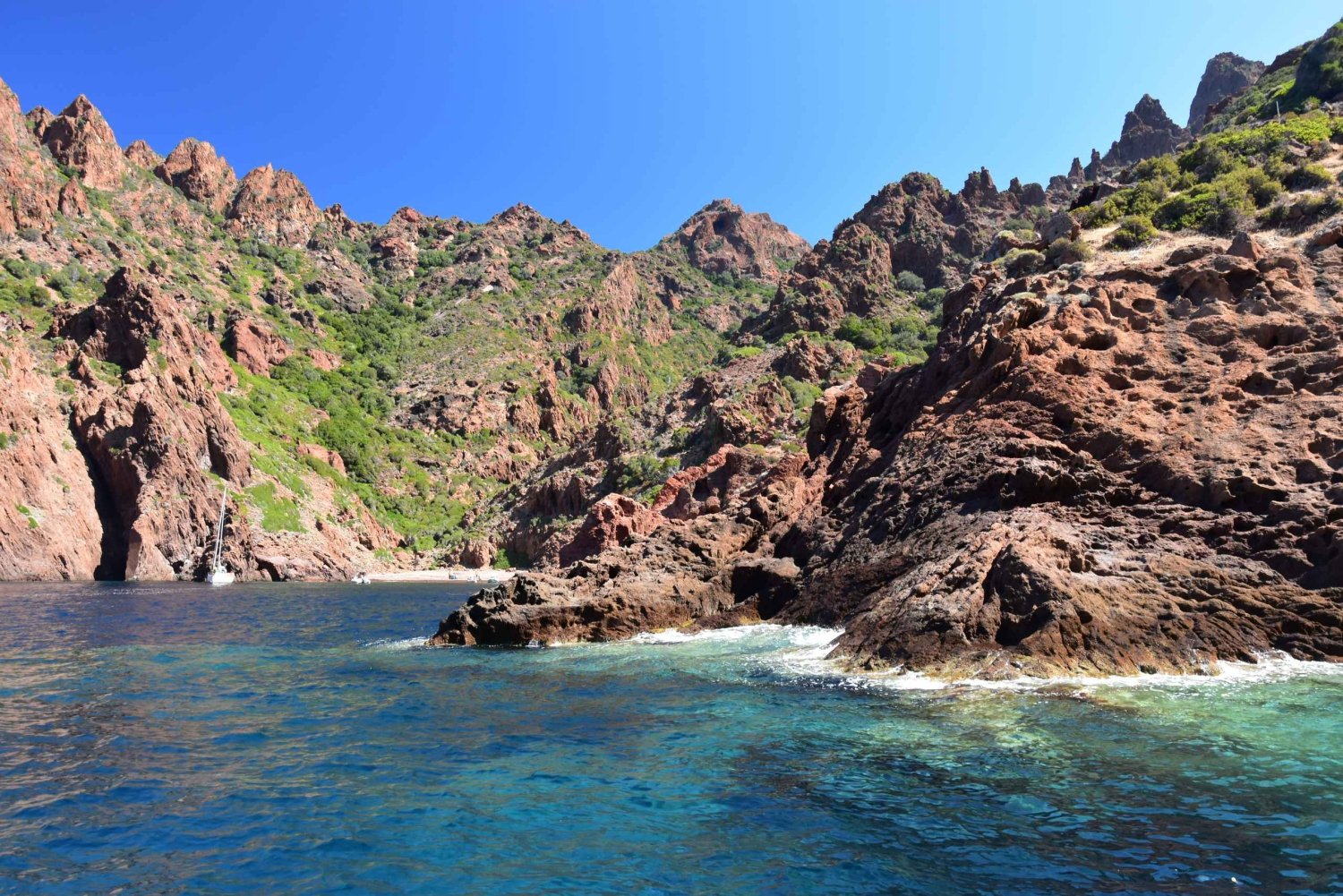 Oporto: Reserva Natural de Scandola y Excursión en Barco por las Calas de Piana