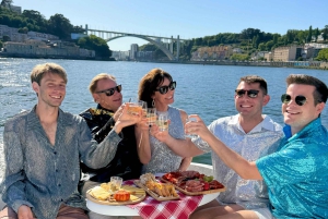 Tour in barca di Porto con degustazione: Ponti, foce del fiume, vino e cibo