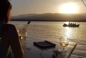 Porto-Vecchio: aperitif vid solnedgången till havs