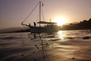 Porto-Vecchio: aperitif vid solnedgången till havs