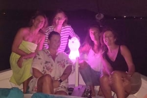 Porto-Vecchio: aperitif vid solnedgången till havs