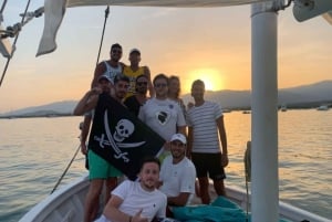 Porto-Vecchio: aperitif vid solnedgången till havs