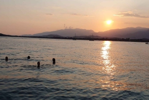 Porto-Vecchio: aperitif vid solnedgången till havs