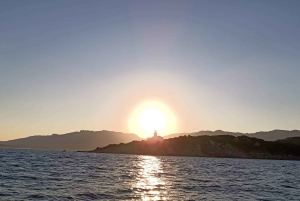 Porto-Vecchio: aperitif vid solnedgången till havs