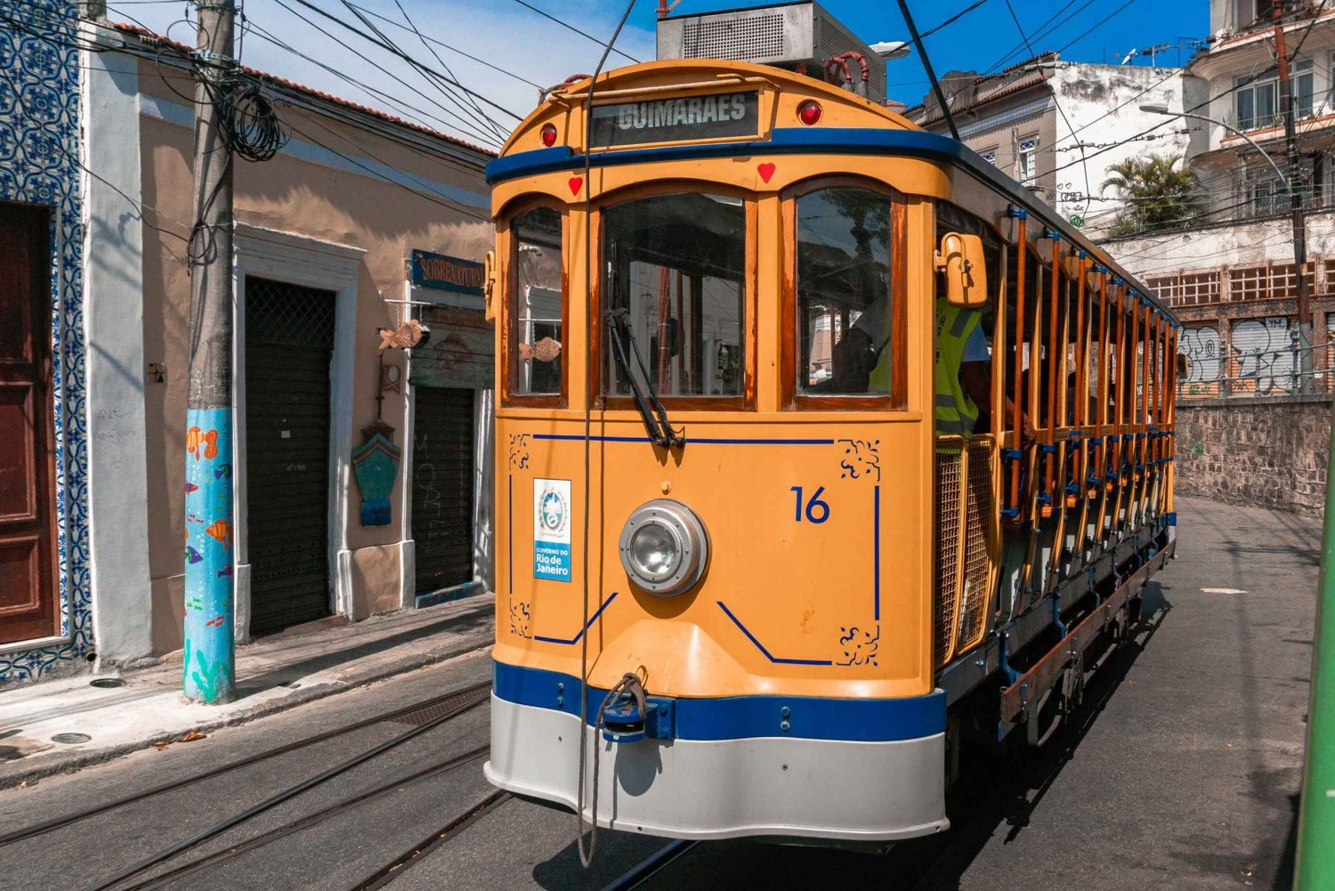 Santa Teresa e Lapa com passeio de elétrico e Escadaria Selarón