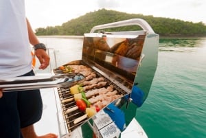 Santos & Guarujá: Private Speedboat Tour with Food & Drinks