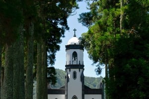 São Miguel: Sete Cidades og ananasplantasjetur