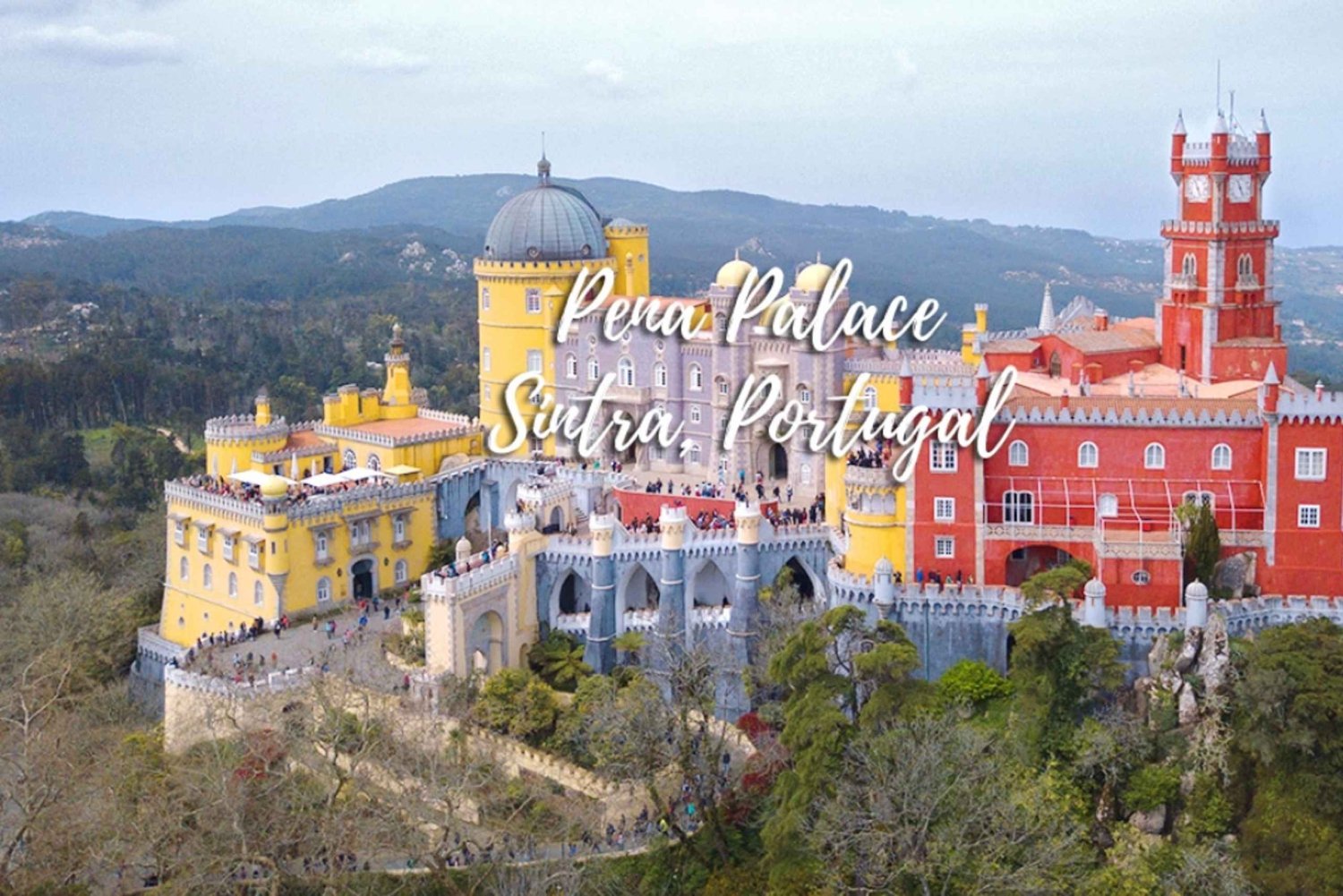 Sintra: biglietto d'ingresso al Palazzo e al Parco di Pena con giro in tuk tuk