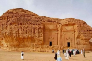 AlUla: Madain Saleh, Elephant Rock og Jabal Ikmah Tour