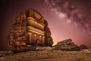 AlUla: Madain Saleh, Elefantklippan och Jabal Ikmah Tour