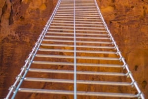 Climb up the new AlUla Stairway into the sky