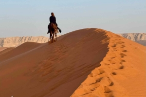 Przejażdżka konna po pustyni w Rijadzie