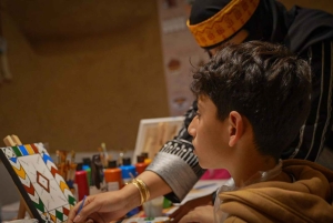 Diriyah: Workshop de arte Asiri com um artista local