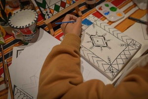 Diriyah: Workshop de arte Asiri com um artista local