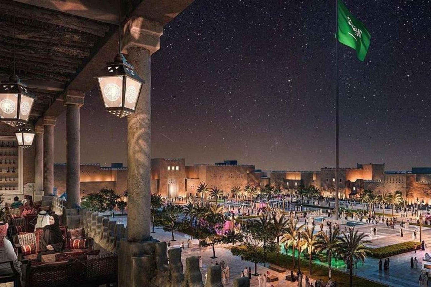 Riyad Diriyah : visite guidée avec visite des musées et des marchés