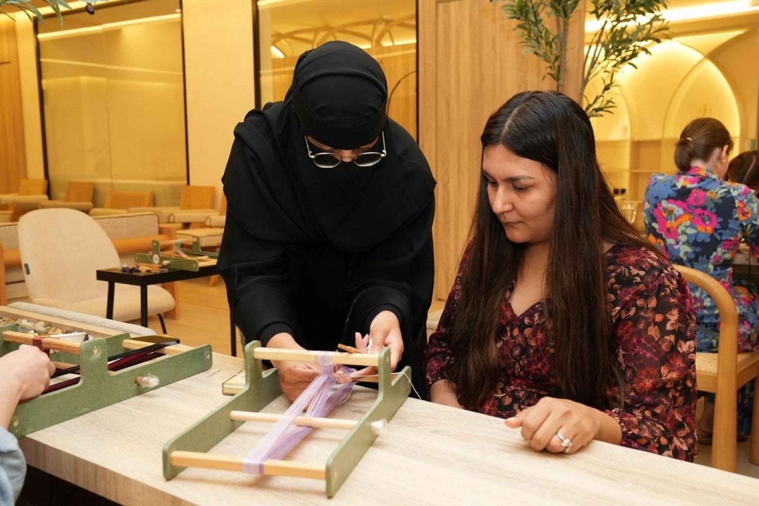 Diriyah, Arábia Saudita: Oficina de tecelagem Sadu