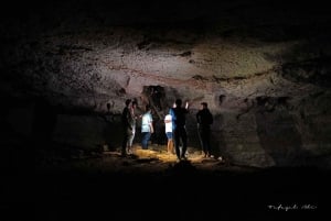 Randonnée à Riyad, balade à dos de chameau, visite de grottes et dîner.