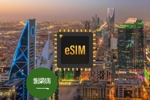 Riyadh : eSIM Internet Data Plan Saudi Arabia high-speed 4G
