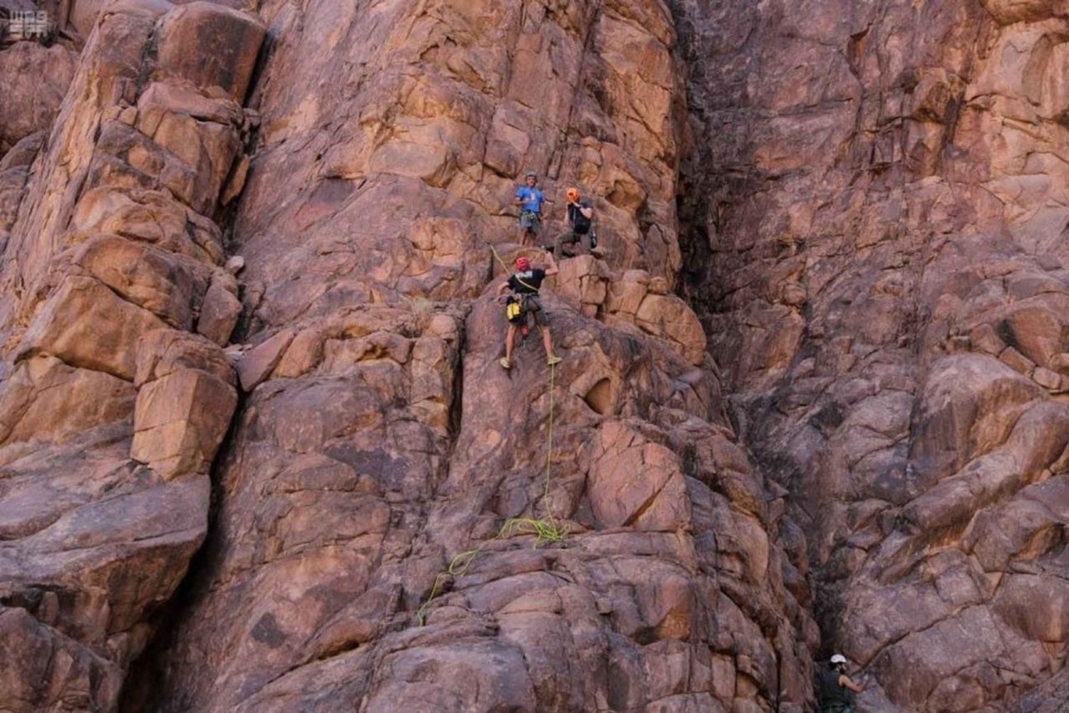 Explore AlUla from Above: A Rock Climbing Adventure