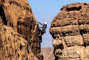 Explore AlUla from Above: A Rock Climbing Adventure