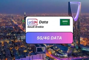 Fra Riyadh: Dataplan for eSIM-roaming i Saudi-Arabia