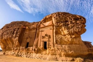 Heldagstur till AlUla, Madain Saleh, Elefantklippan och Jabal