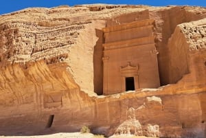 Heldagstur till AlUla, Madain Saleh, Elefantklippan och Jabal