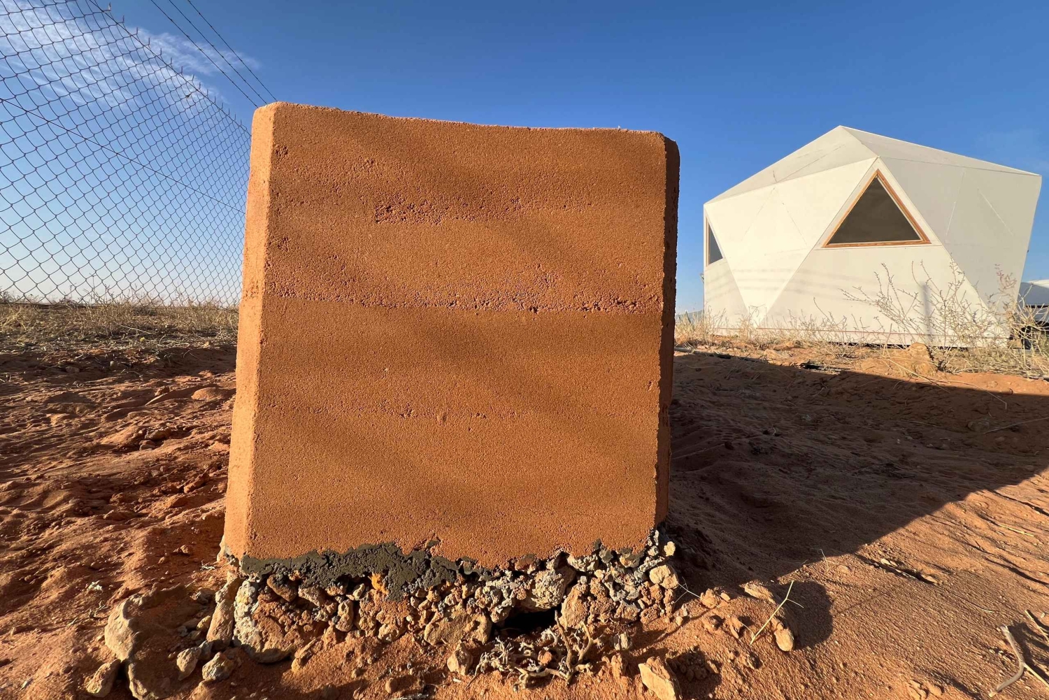 Hail: 2-Day Rammed Earth Workshop, Dome Stay, & Desert Hike