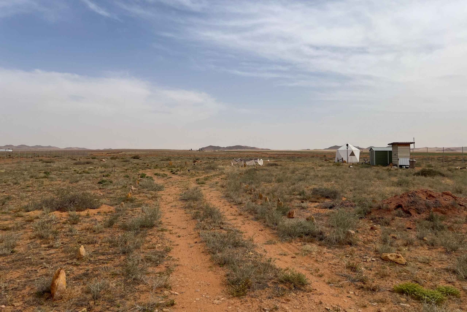 Hail: 2-Day Rammed Earth Workshop, Dome Stay, & Desert Hike