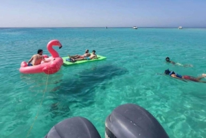 Jeddah: Aventura de snorkel en grupo por las islas Bayada con equipo incluido.