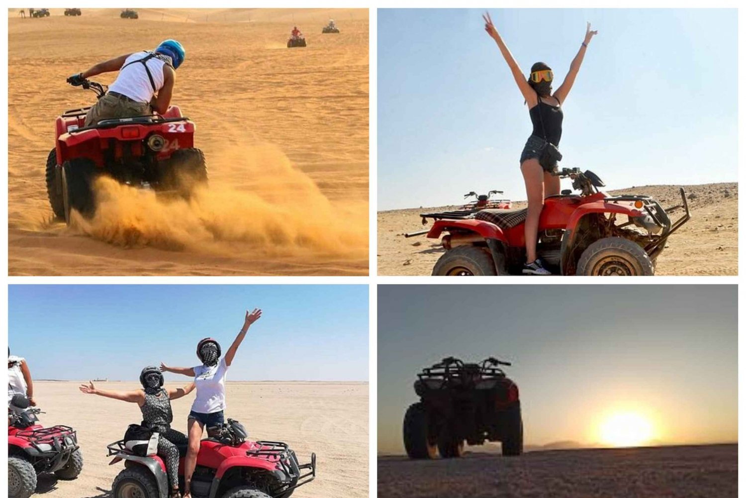 Jeddah: Desert Quad Bike Experience with Transfers per group