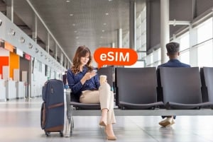 Madinah: Plano de dados de roaming eSIM da Arábia Saudita para viajantes