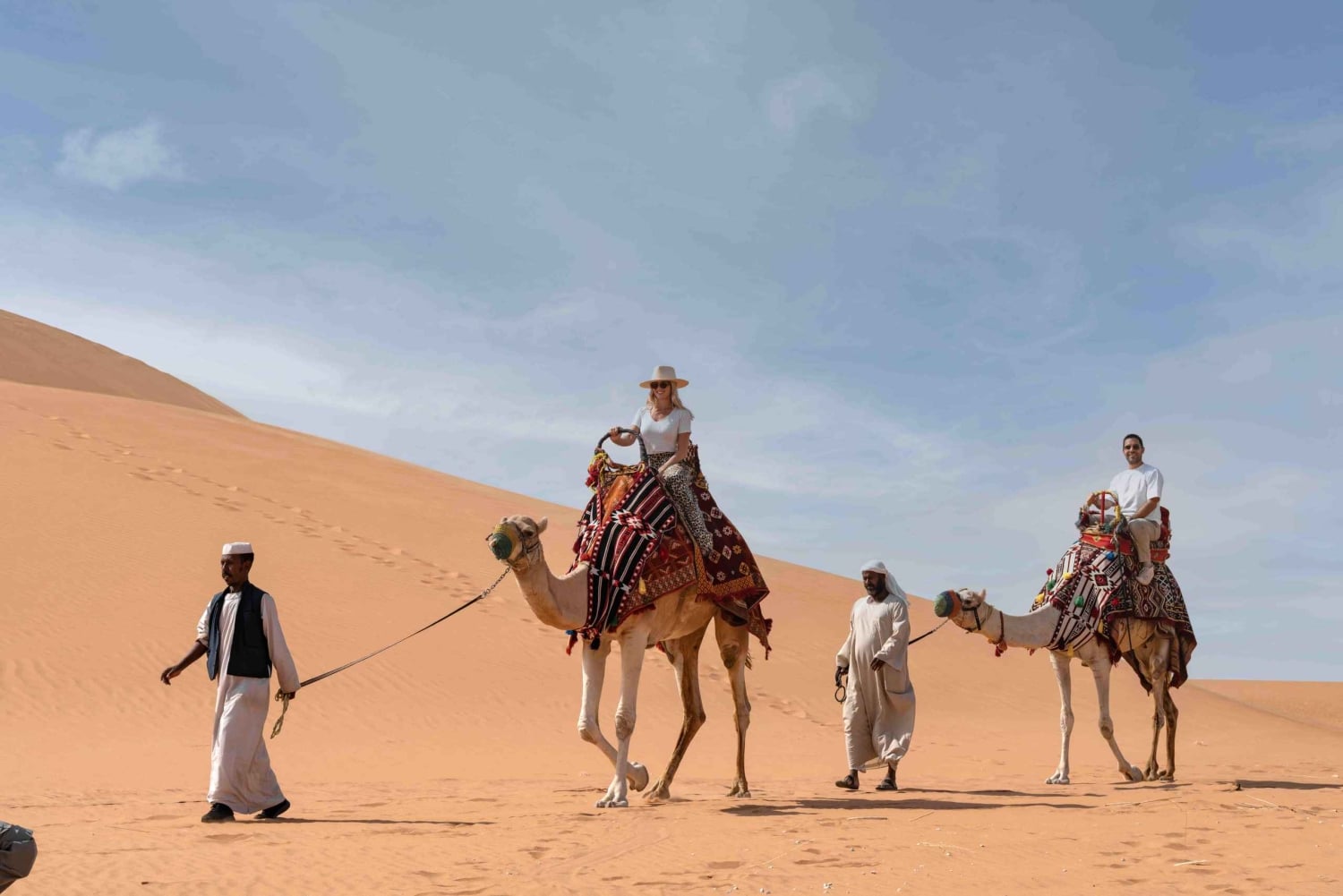 Esperienza nel campo del deserto del Parco nazionale a Riyadh