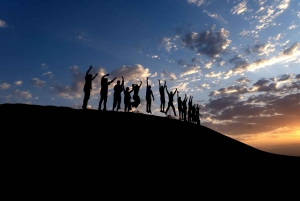 Esperienza nel campo del deserto del Parco nazionale a Riyadh