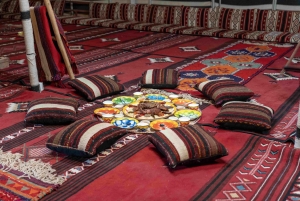 Esperienza nel campo del deserto del Parco nazionale a Riyadh