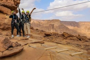 Descente en rappel privée dans le désert d'Alula.