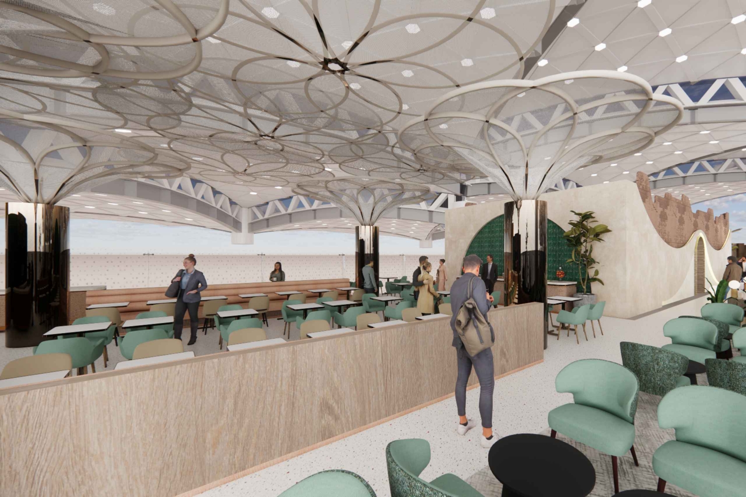 Aeroporto Internacional do Mar Vermelho (RSI): Entrada no AMWAJ Lounge