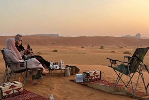 Rijad: Zachód słońca na pustyni (Przejażdżka na wielbłądzie + Herbata + Kolacja (Kabsa))