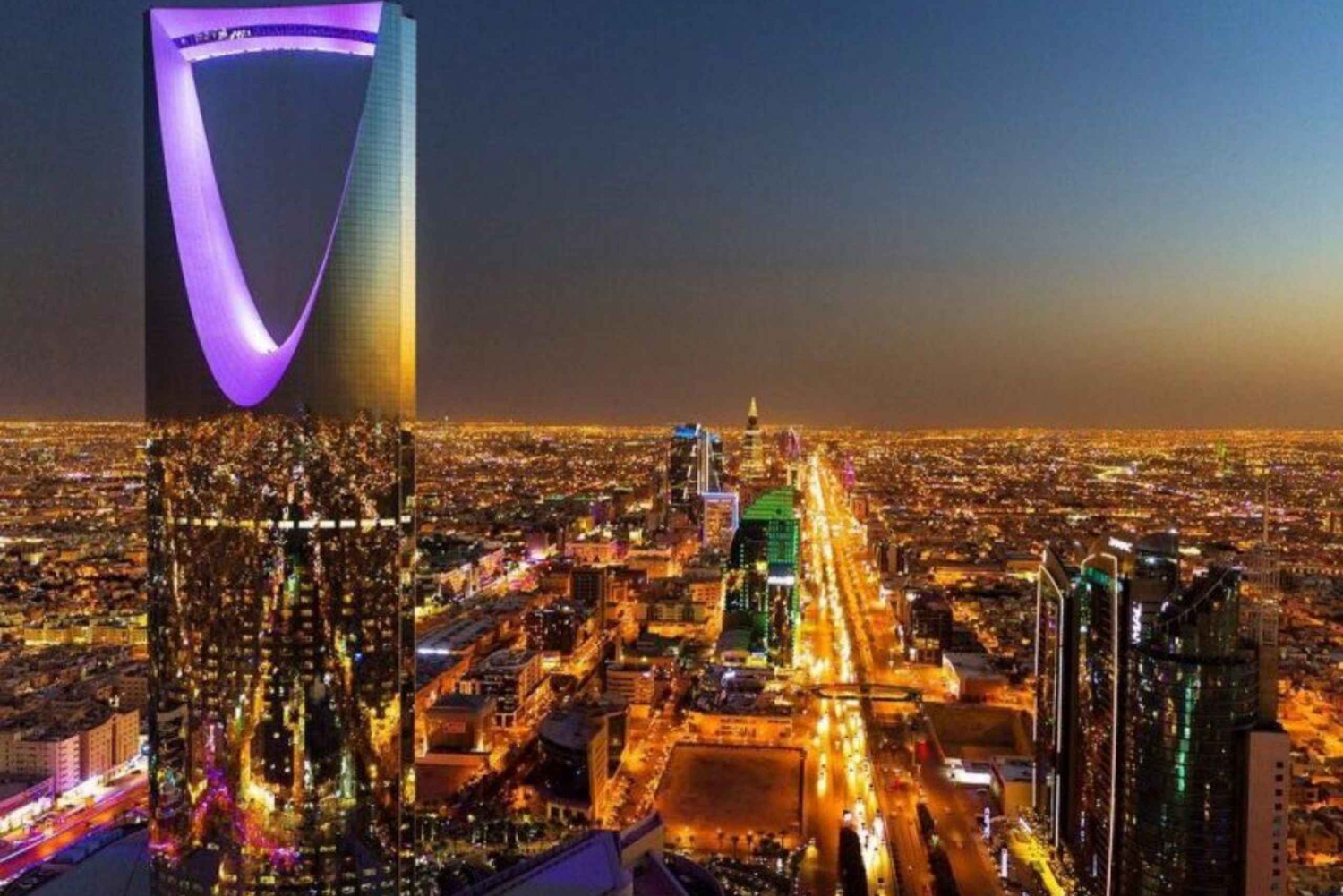 Riyadh: Heldags sightseeingtur i staden med transfer till hotellet