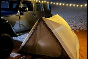 Riyad : excursion d'une nuit dans le désert avec chameaux, quads et dîner