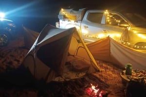 Riyad : excursion d'une nuit dans le désert avec chameaux, quads et dîner