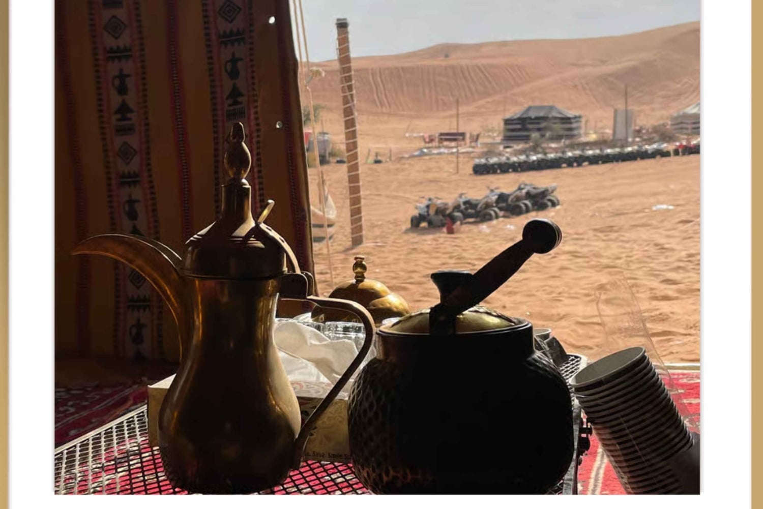 Riad: paseo en camello, quad, kashta al atardecer y cena